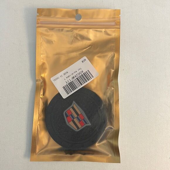 Cadillac Car Cup Holder Coasters set of 2 NWT - Picture 9 of 9